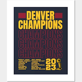 Denver Nuggets Champions 2023 Posters and Art